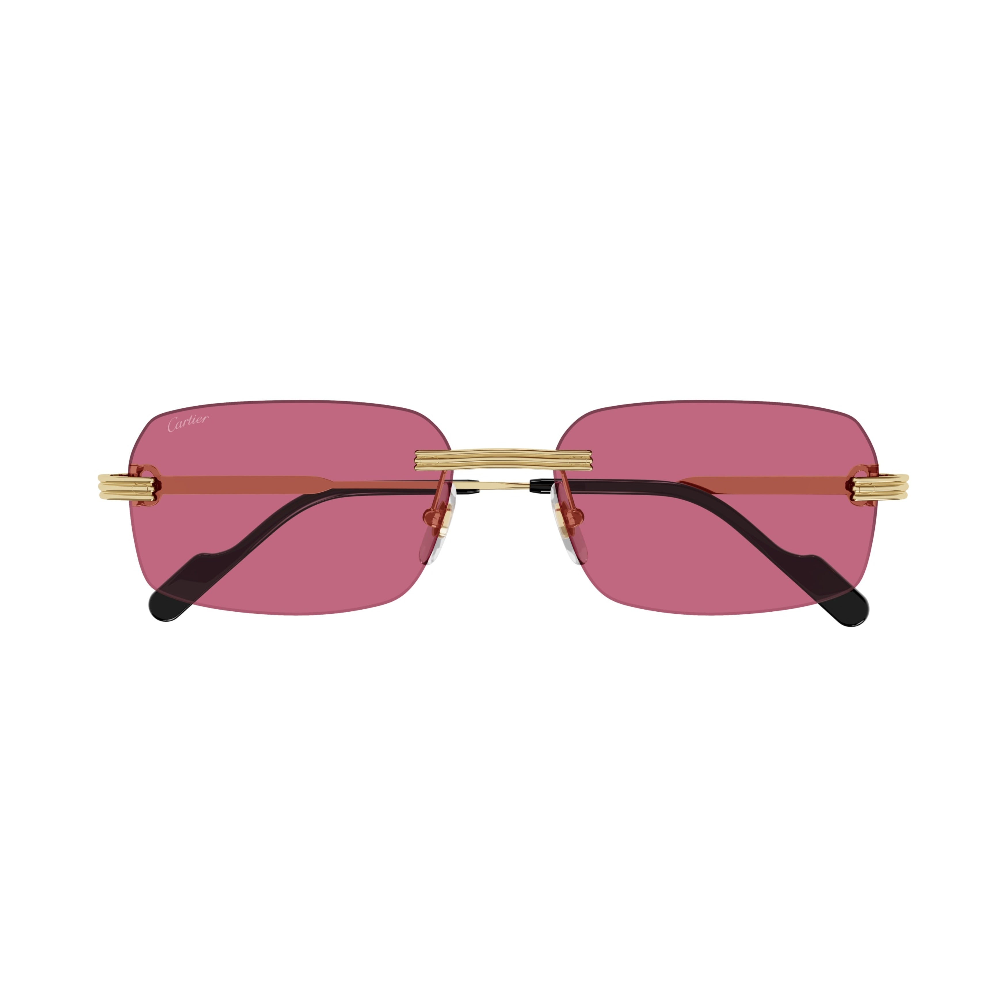 Ct0271s Rimless Pink Lens Sunglasses