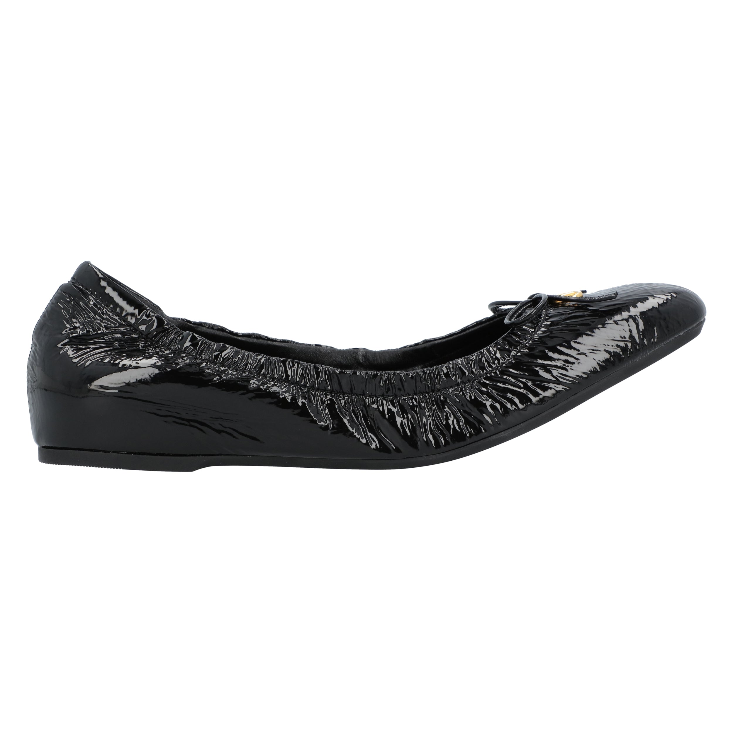 Vlogo Signature Ruched Slip-On Ballerina