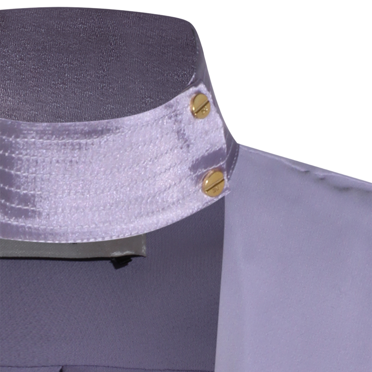 Lilac Button-Down Shirt with Classic Collar