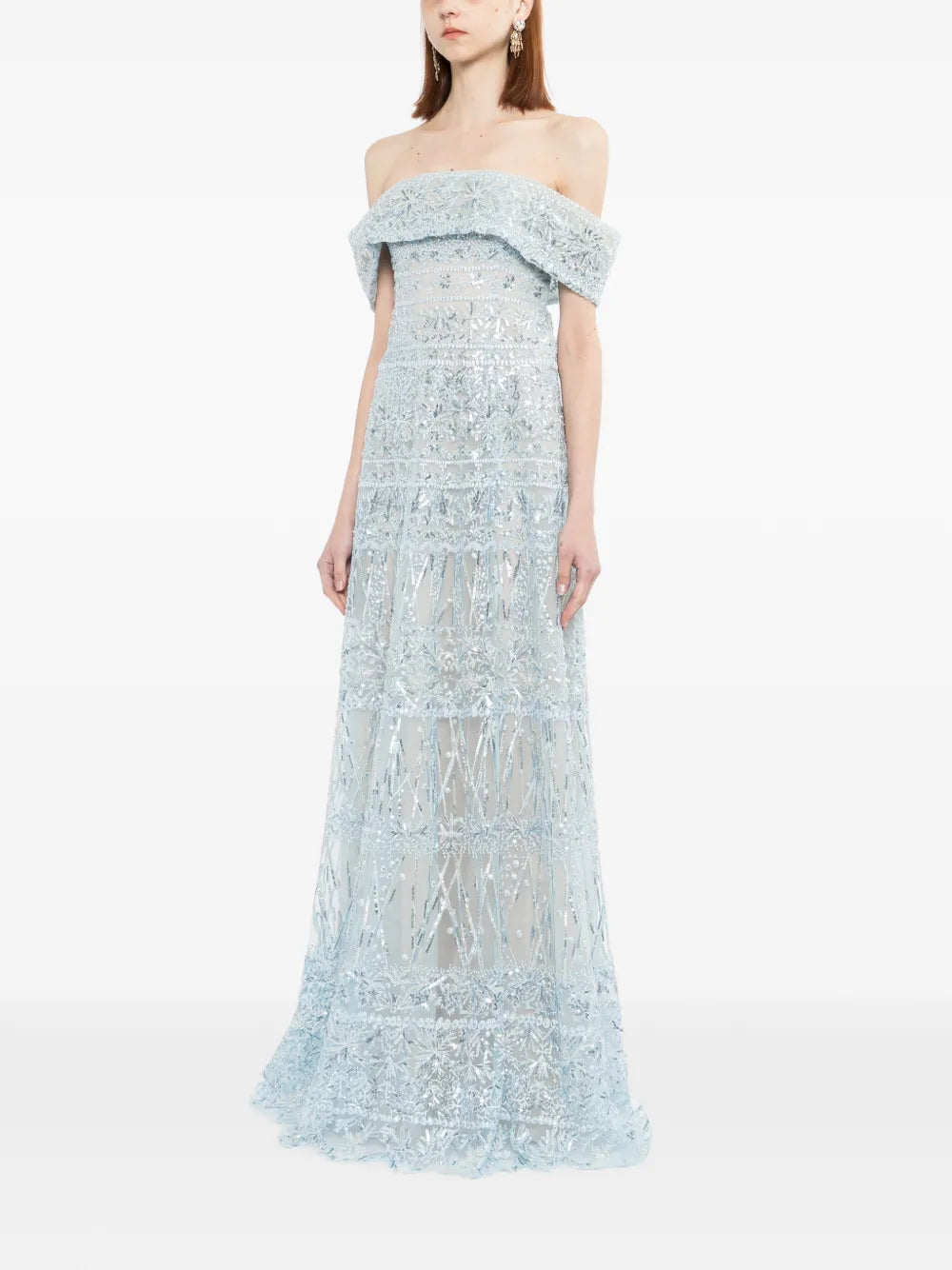 Beaded Tulle Dress