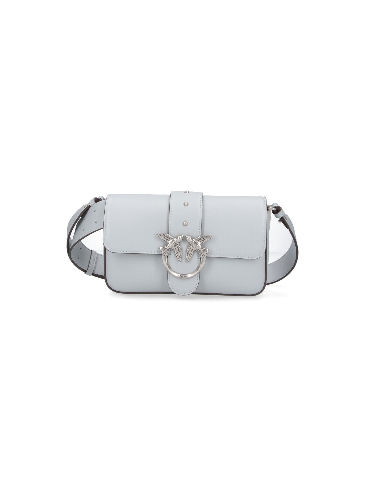 Medium Grey Handbag With Structured Silhouette And Versatile Carrying Options