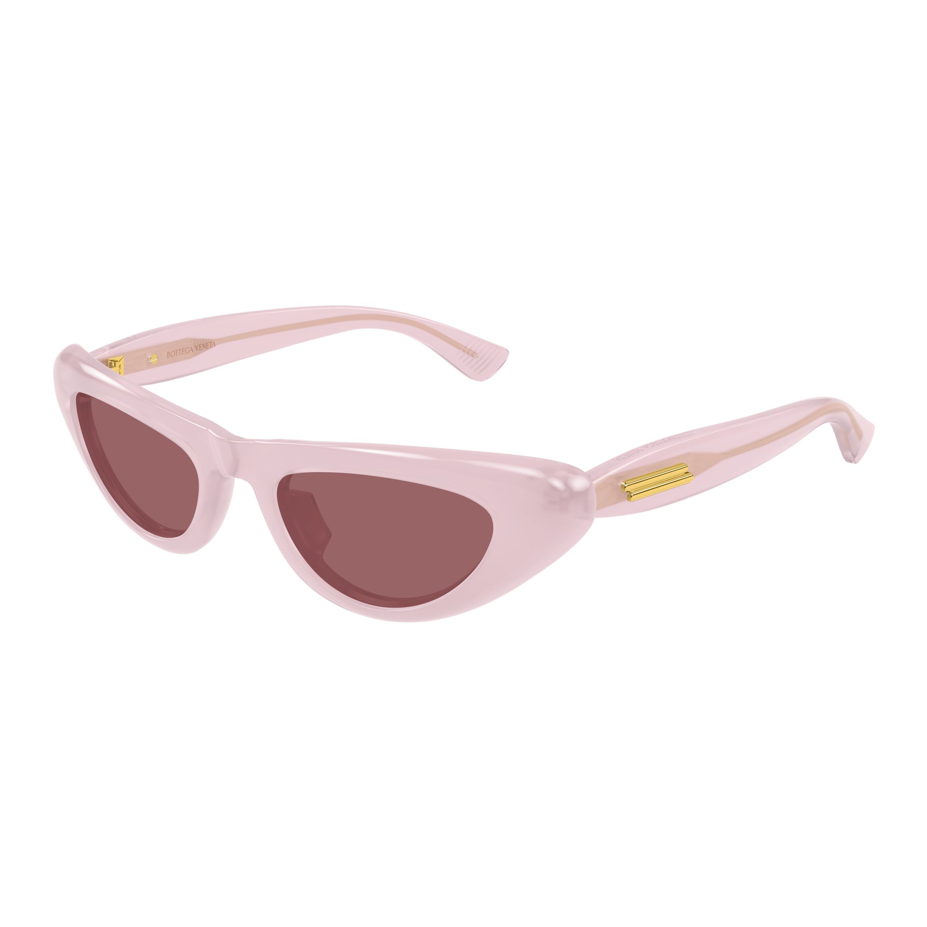 Bv1450s Translucent Pale Pink Cat-Eye Sunglasses