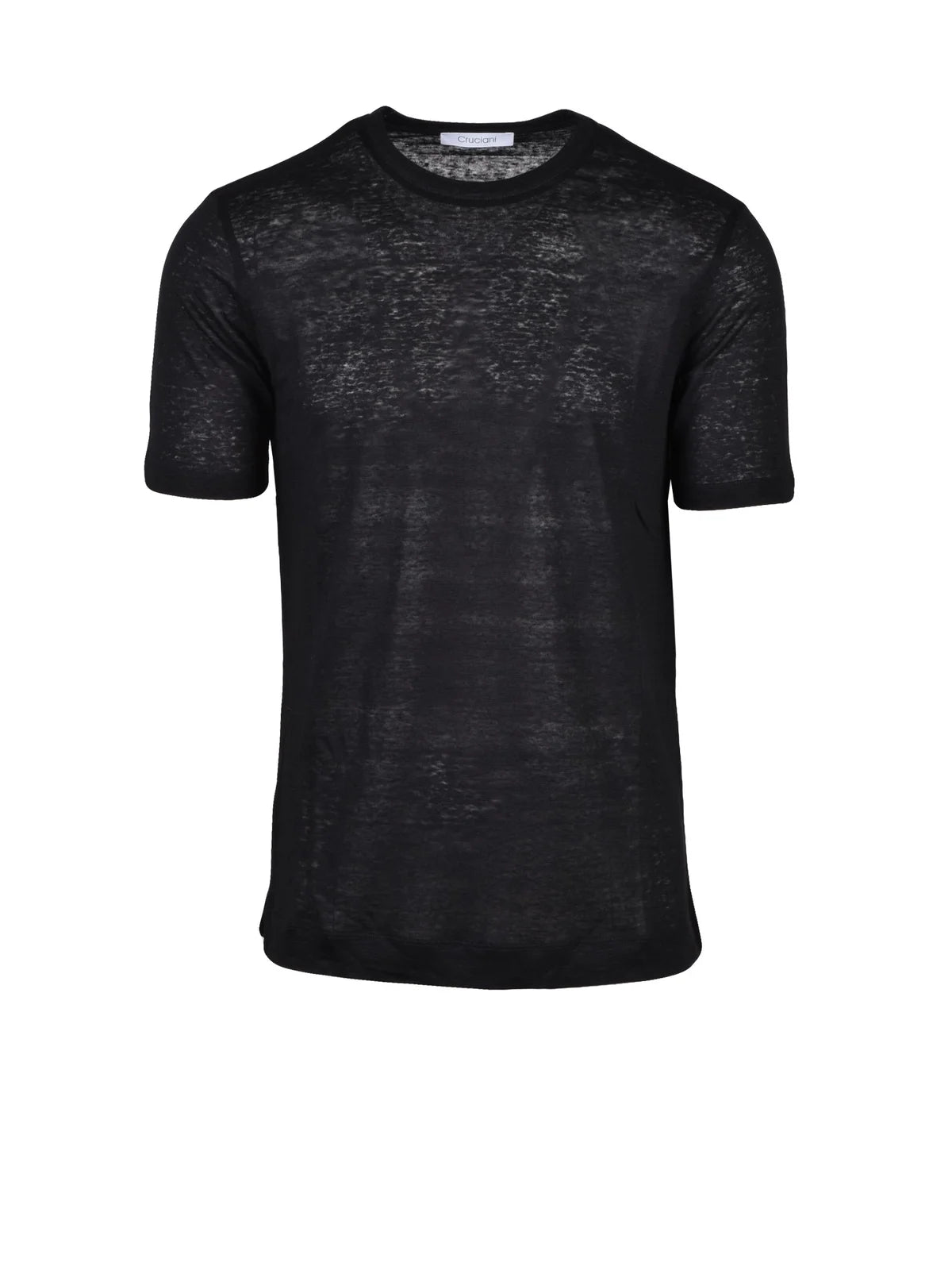 Linen T-shirt - Black