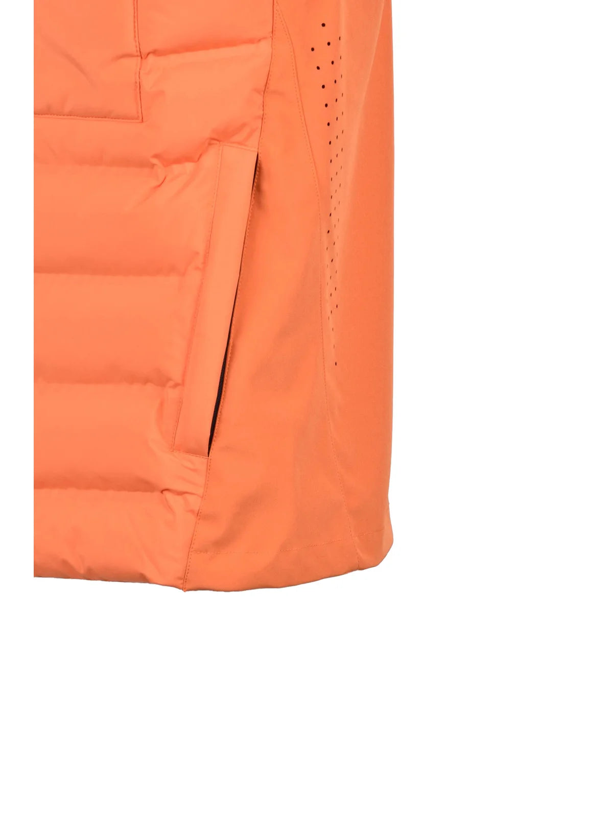 Orange Polyester Padded Technical Vest