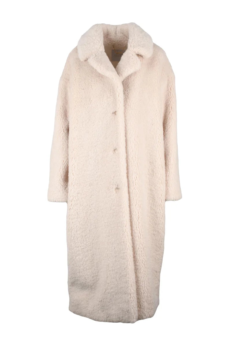 Plush Coat - Cream