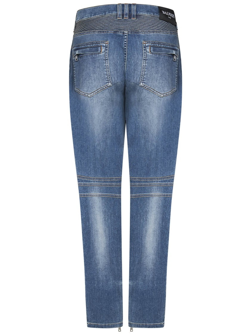 Slim-Fit Biker Jeans