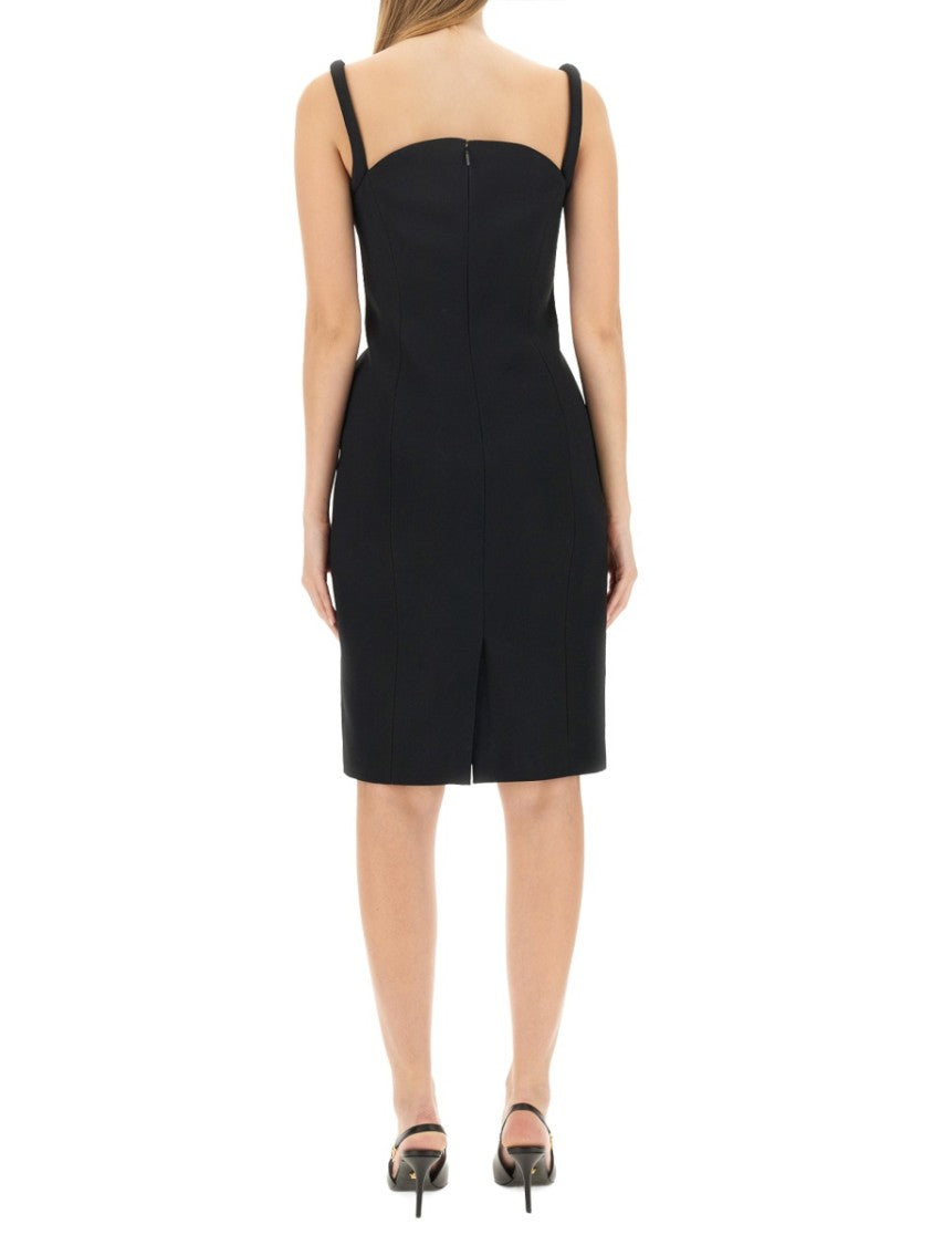 Rolled Midi Dress