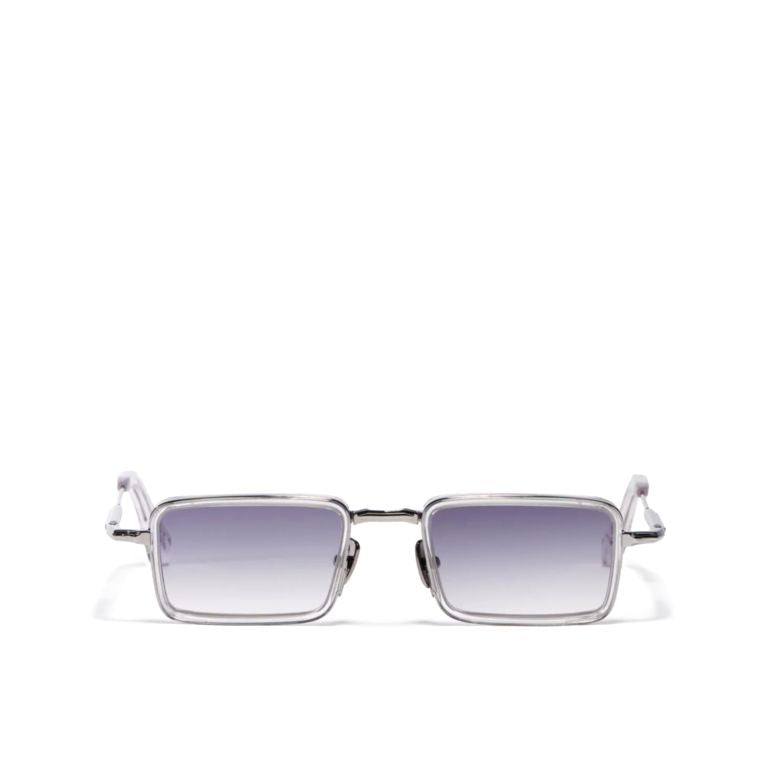 Gradient Rectangular Sunglasses with Metallic Arms