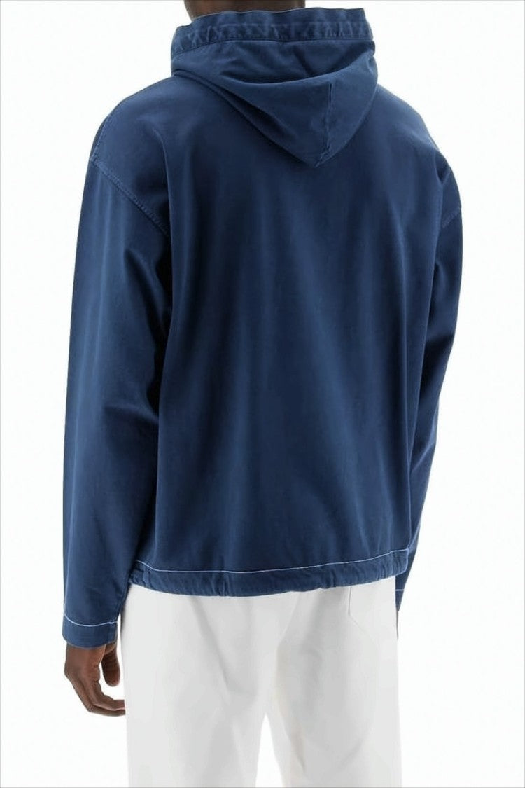 Relaxed Fit Cropped Hoodie