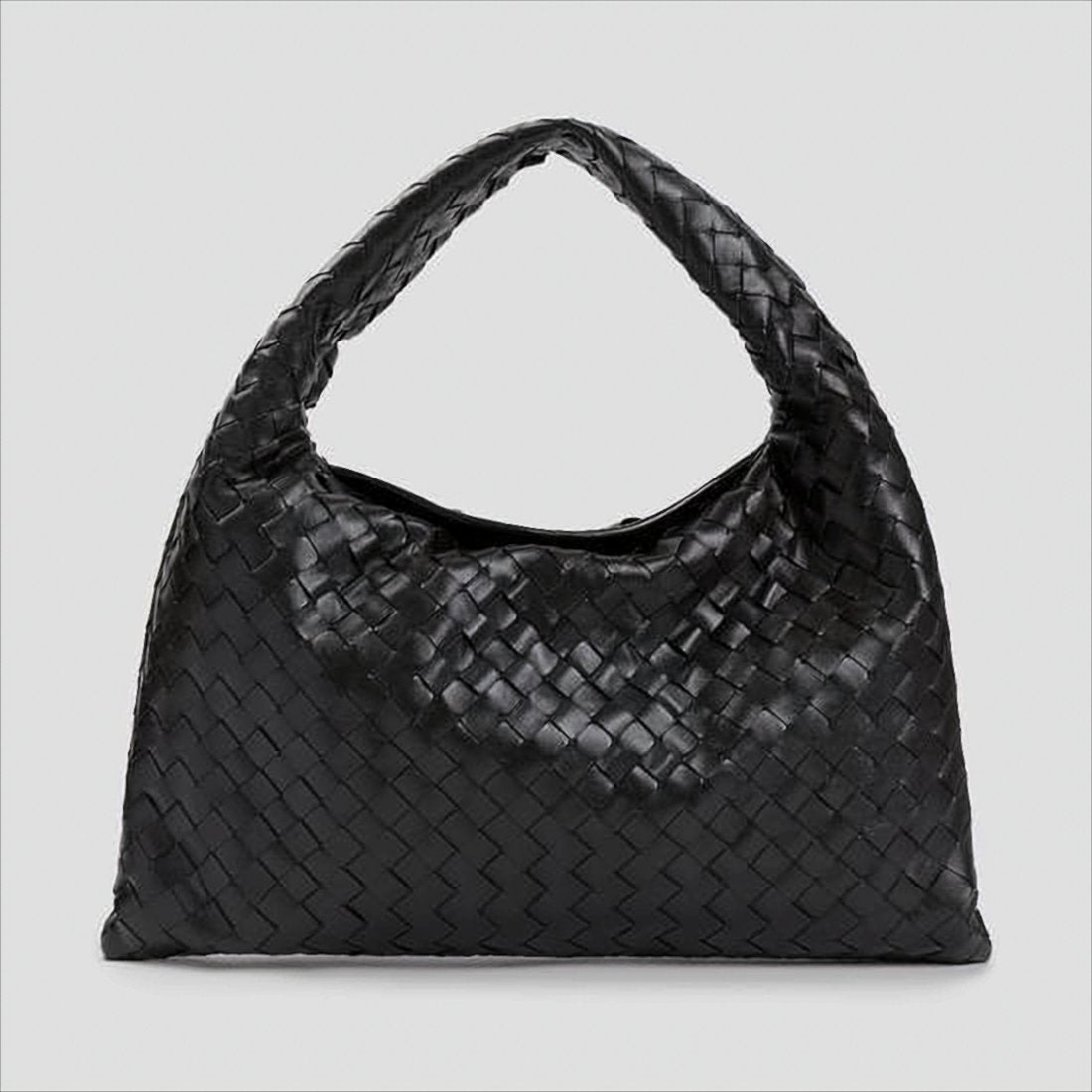 Woven Calf Leather Shoulder Bag