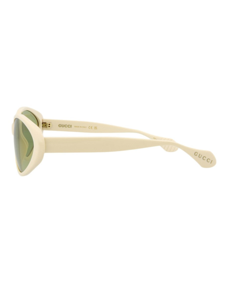 Round-Frame Recycled Acetate Sunglasses