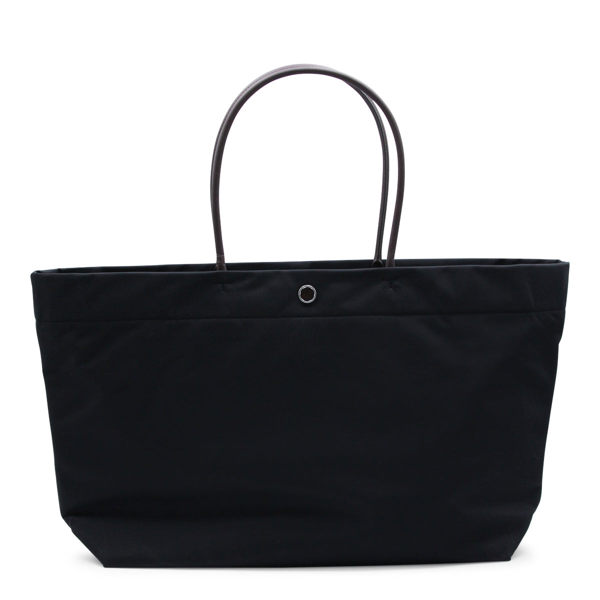 Embossed Logo Black Tote