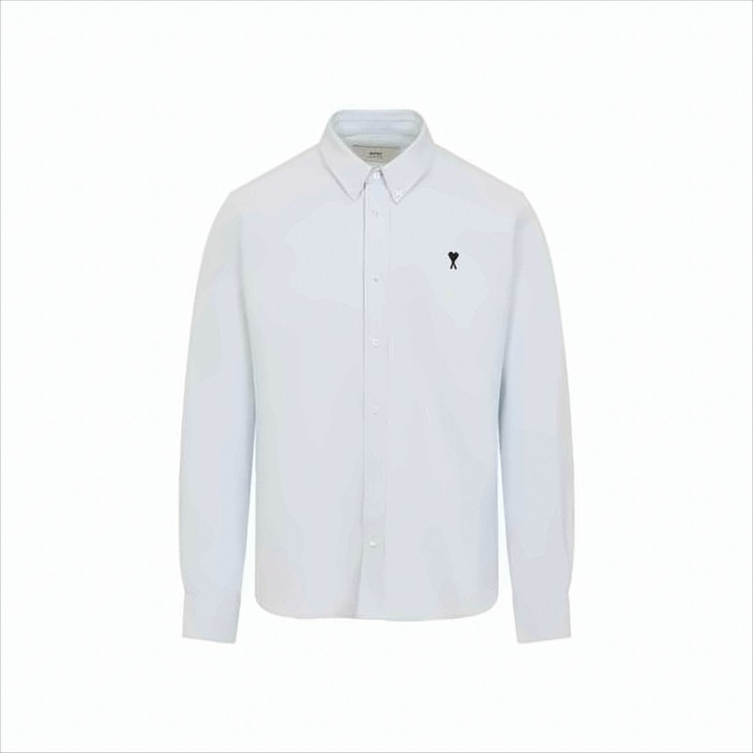 Long-Sleeve Button-Up Shirt With Embroidered Detail