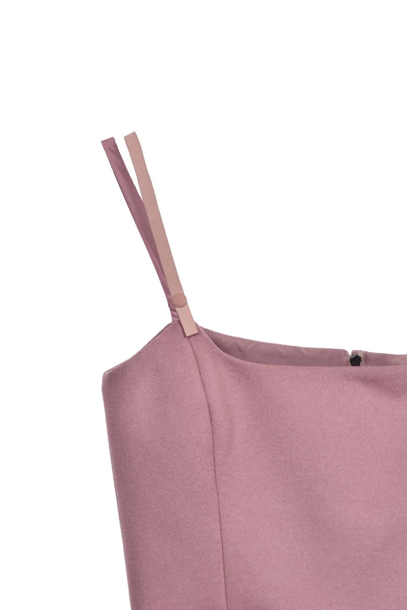 Pepaia Wool Cashmere Top - Antique Pink