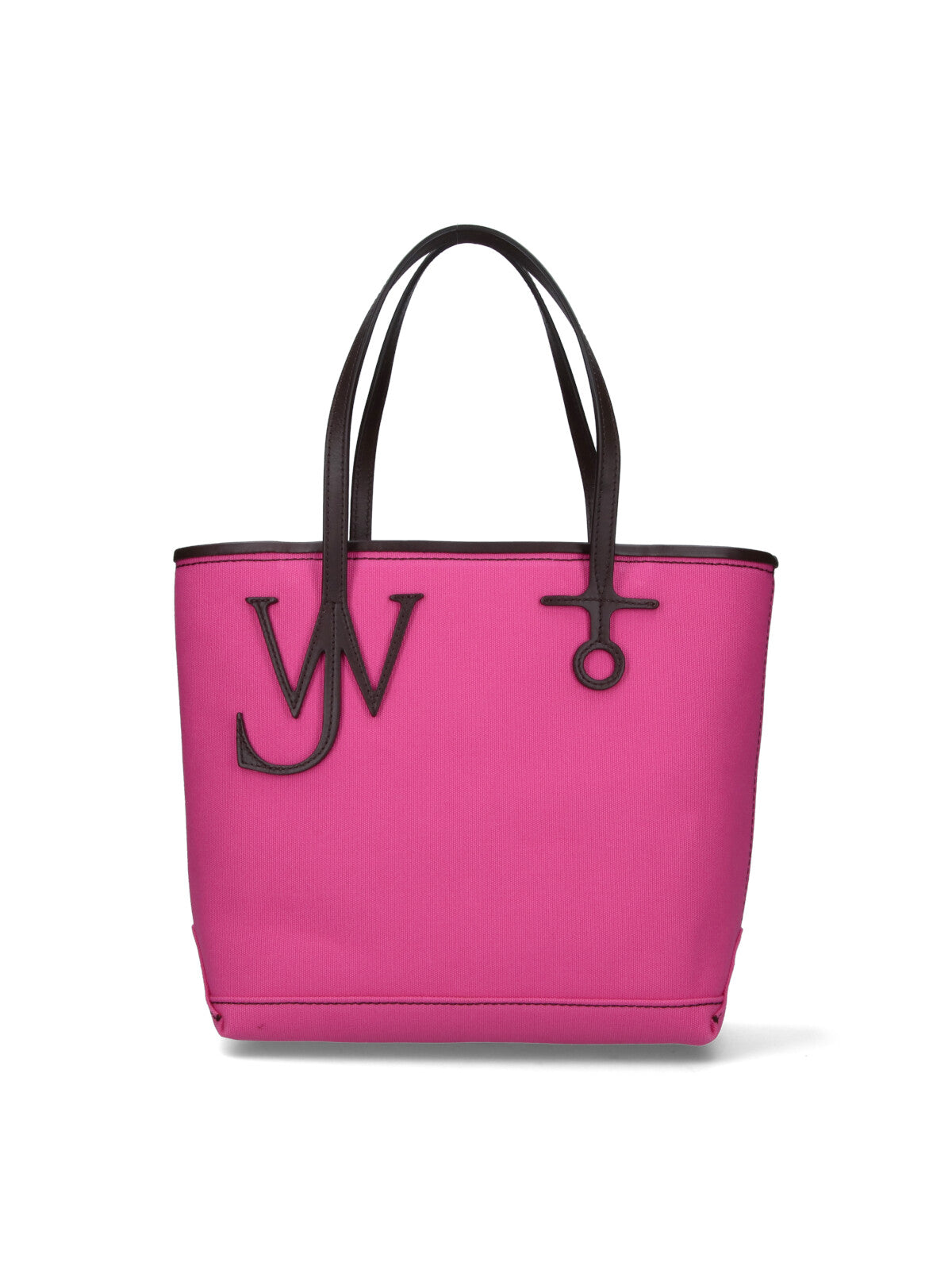 Pink Anchor Structured Canvas Logo Tote