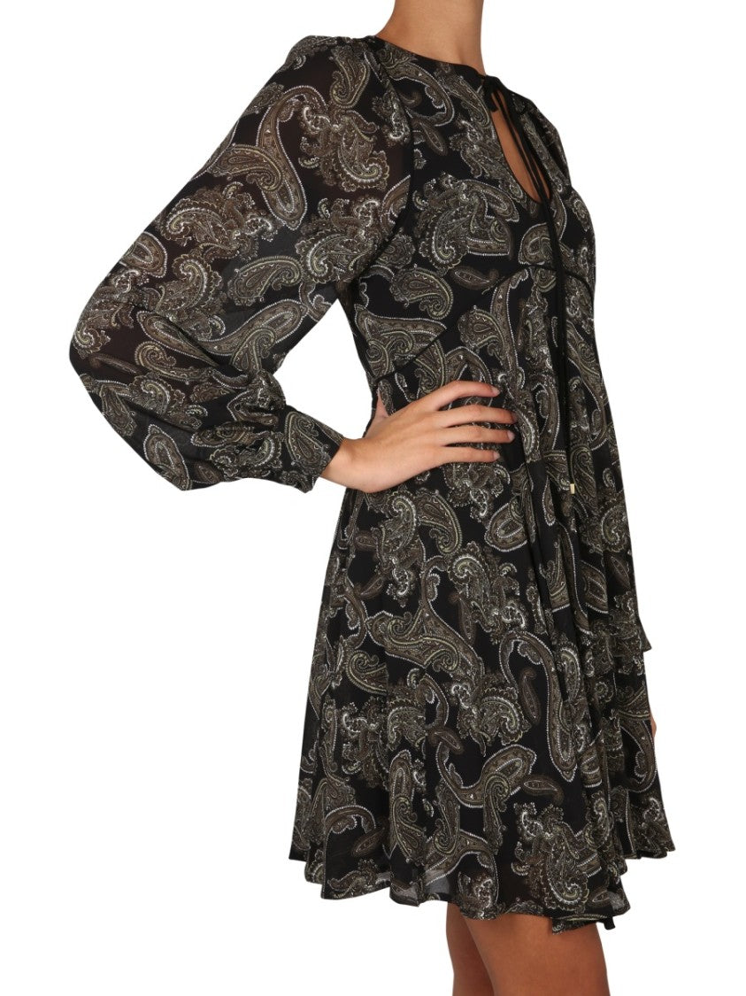 Intricate Paisley Mini Dress