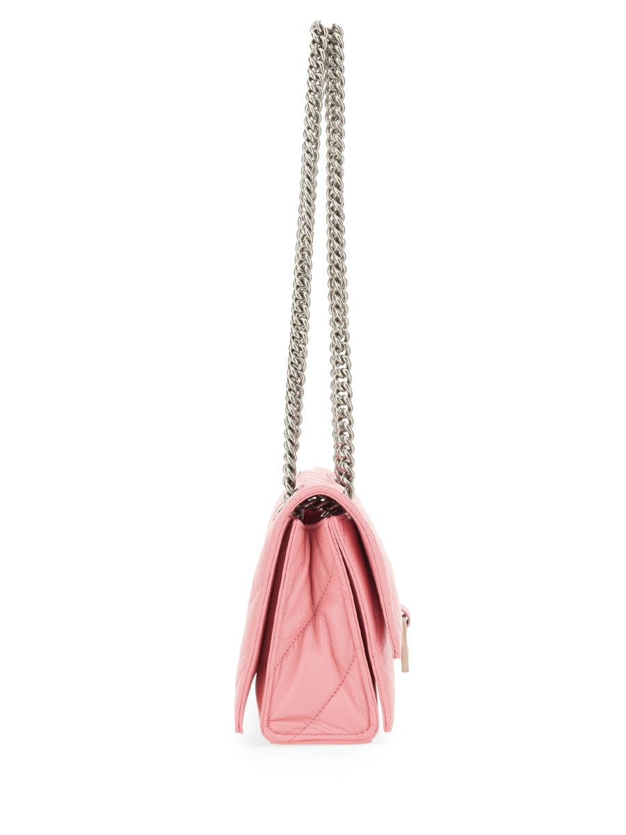 Quilted Crushed Calf Small Shoulder Bag