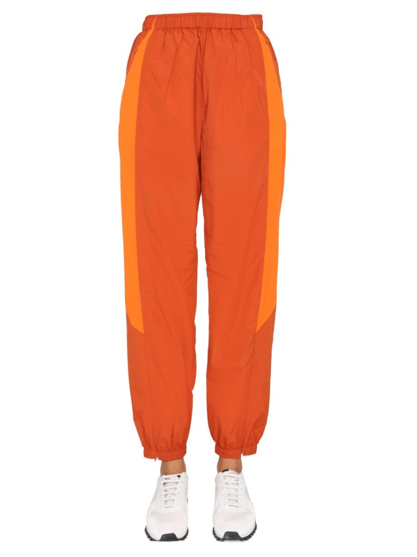 Relaxed-Fit Jogging Pants With Two-Tone Design
