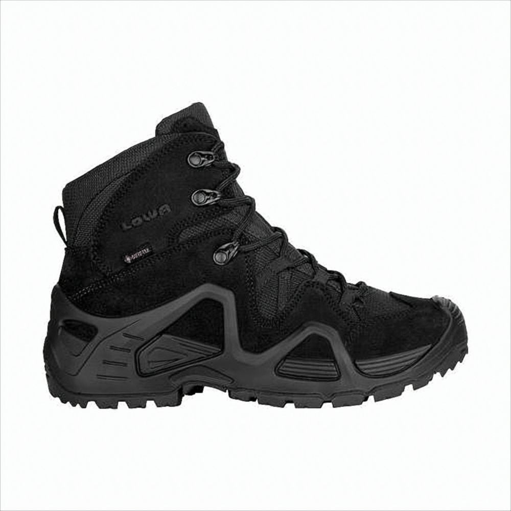 High-Top Hiking Boots with Rugged Sole