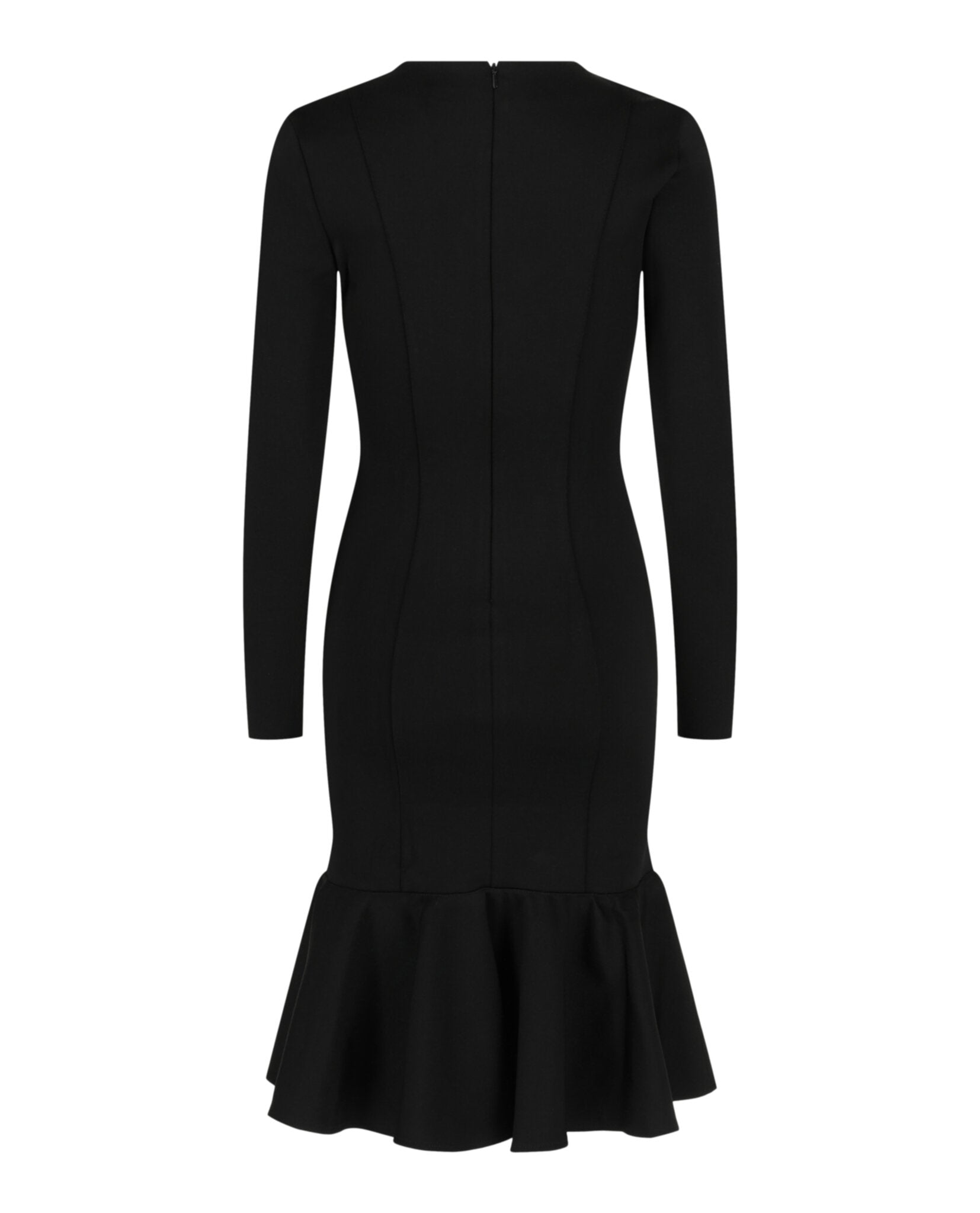 Crystal-Detailed Midi Dress