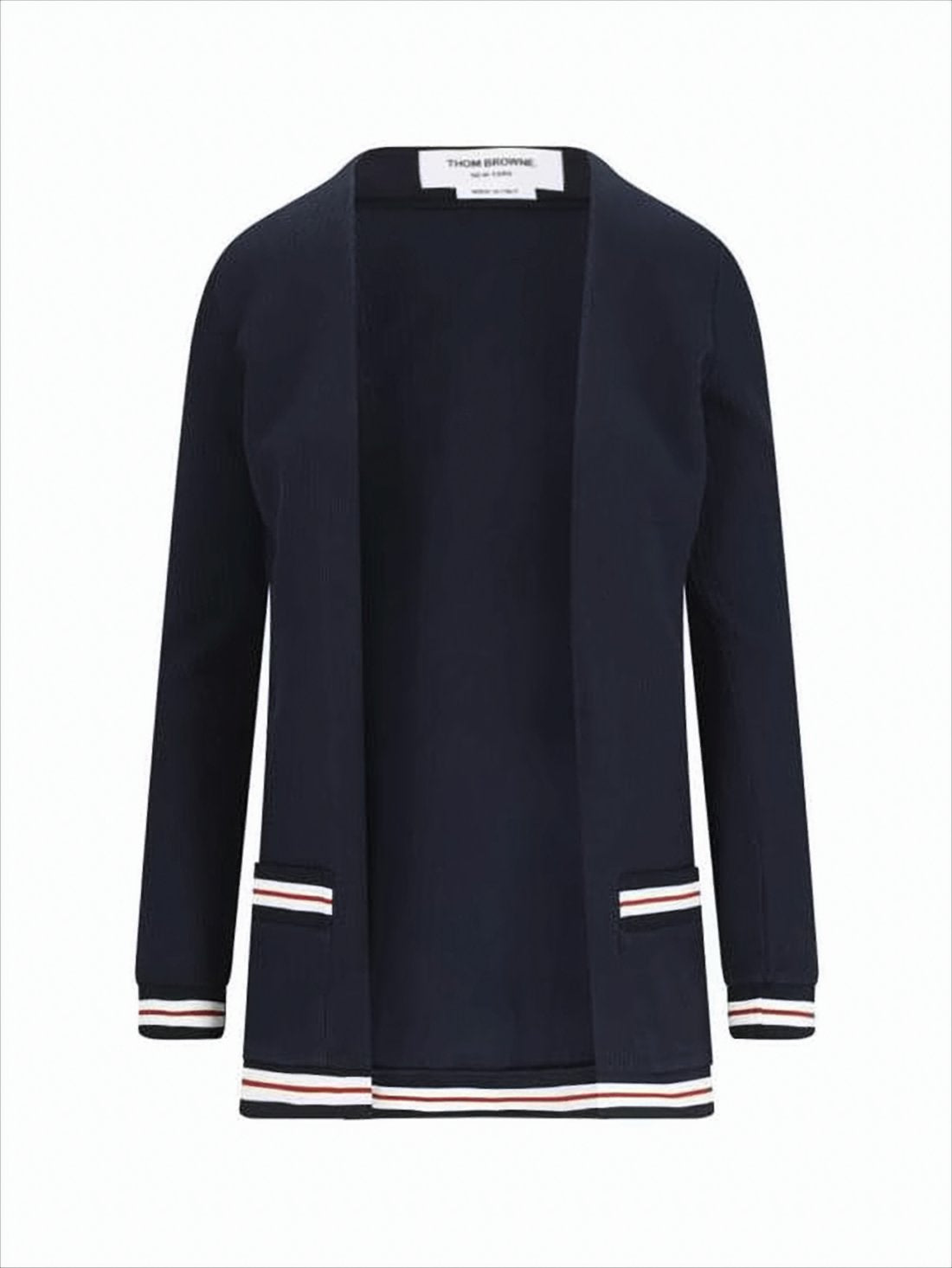 Navy Blue Knit Cardigan