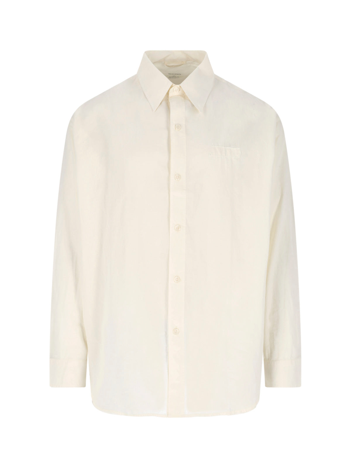 Cream Essay Classic Collar Cotton Shirt