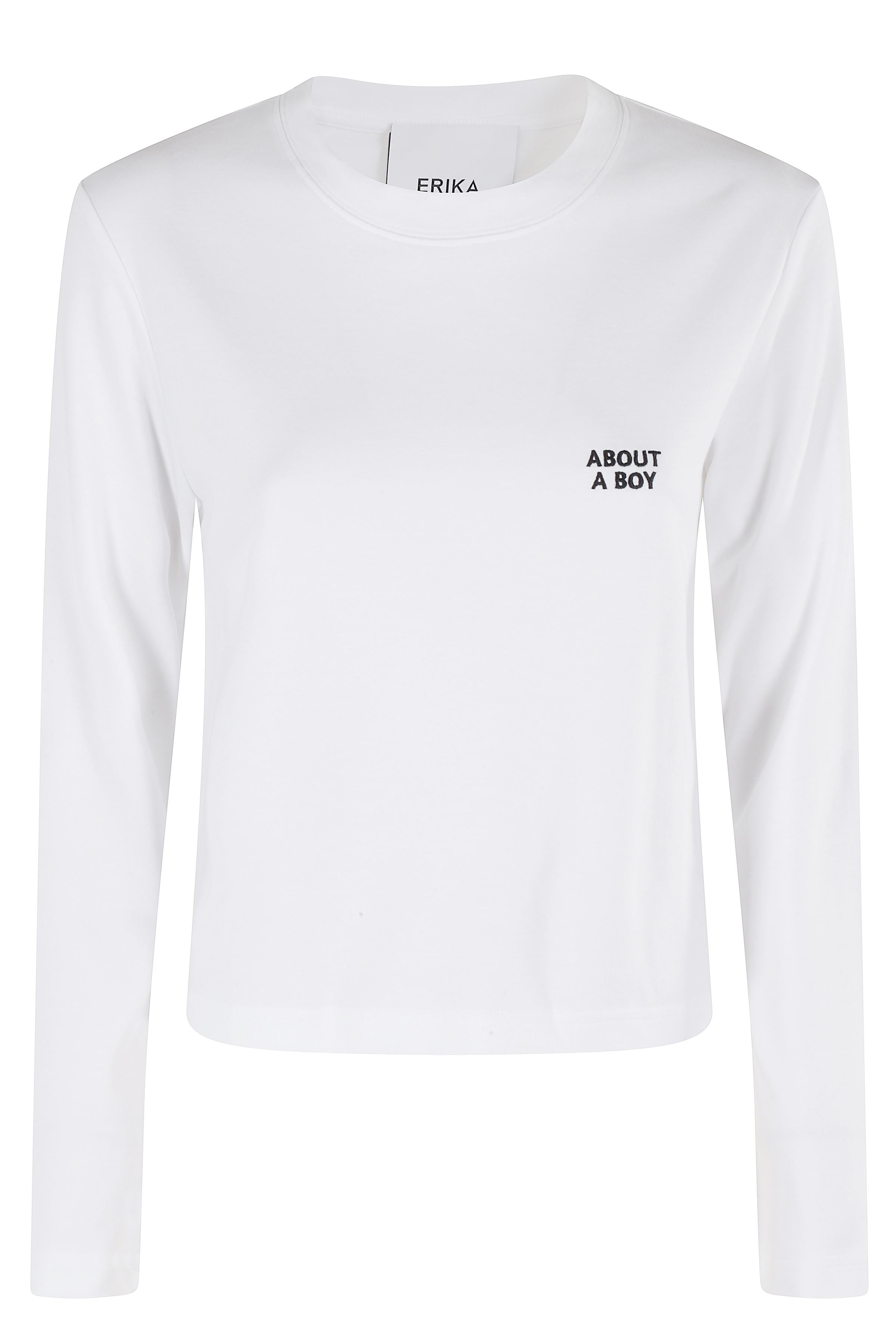 White Andrea Long Sleeve T-Shirt