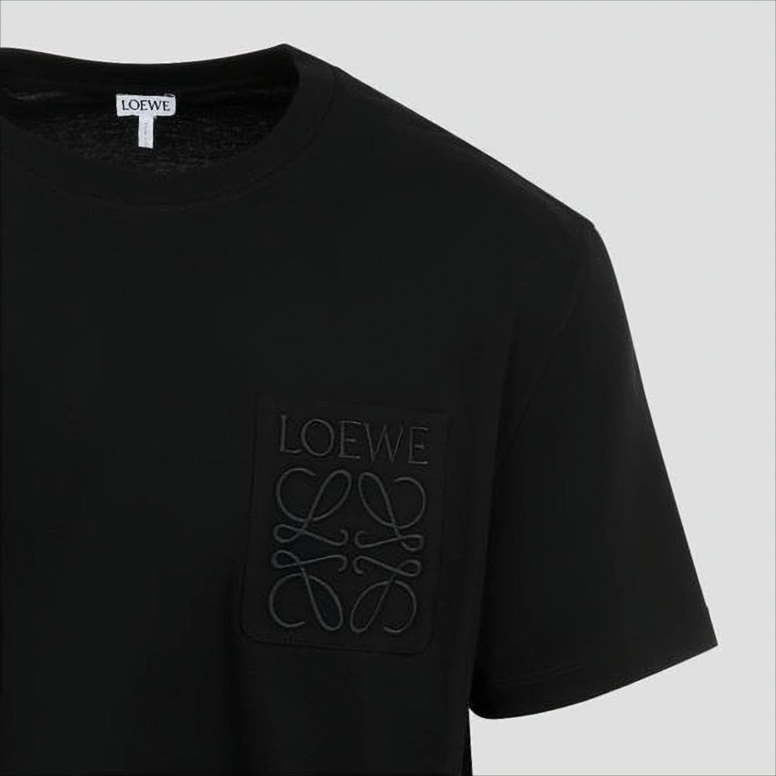 Short-Sleeved T-Shirt with Subtle Logo Embroidery