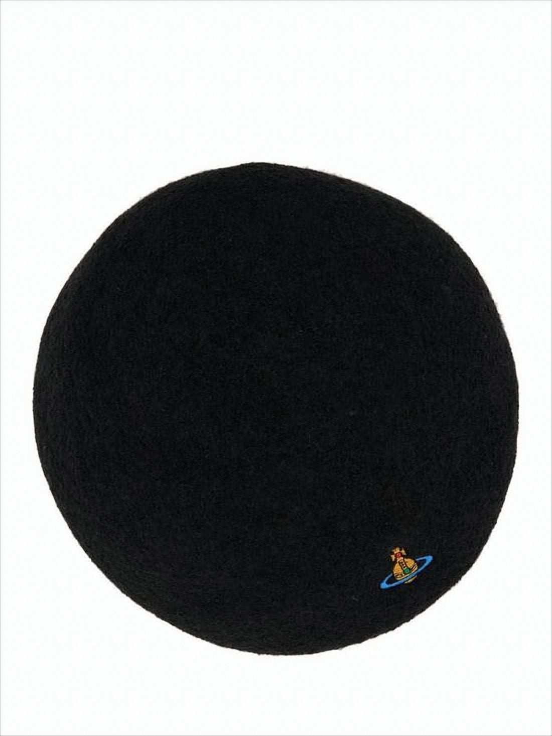 Classic Black Wool Beret