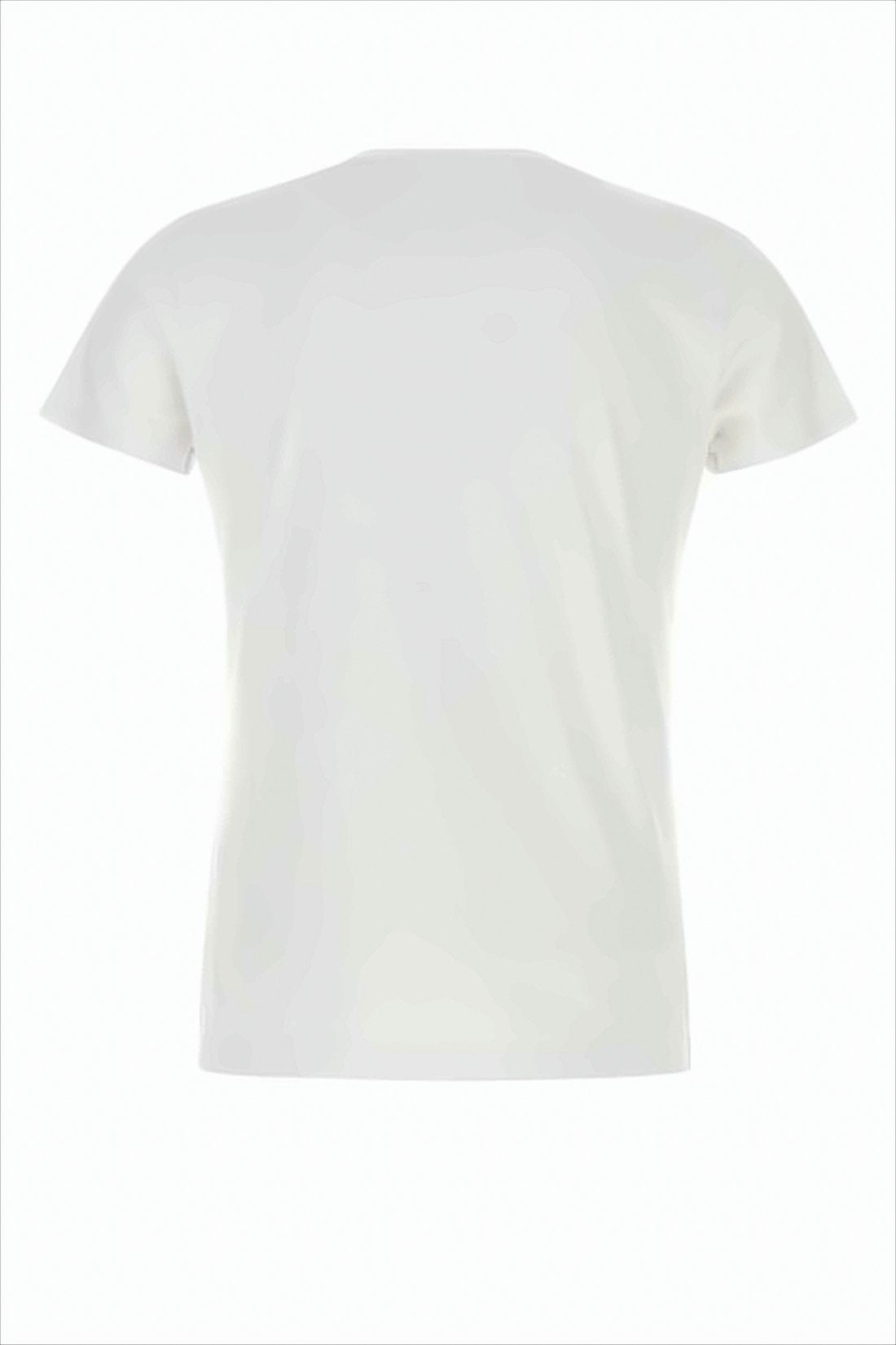 Short-Sleeved Cotton T-Shirt with Stylized Emblem