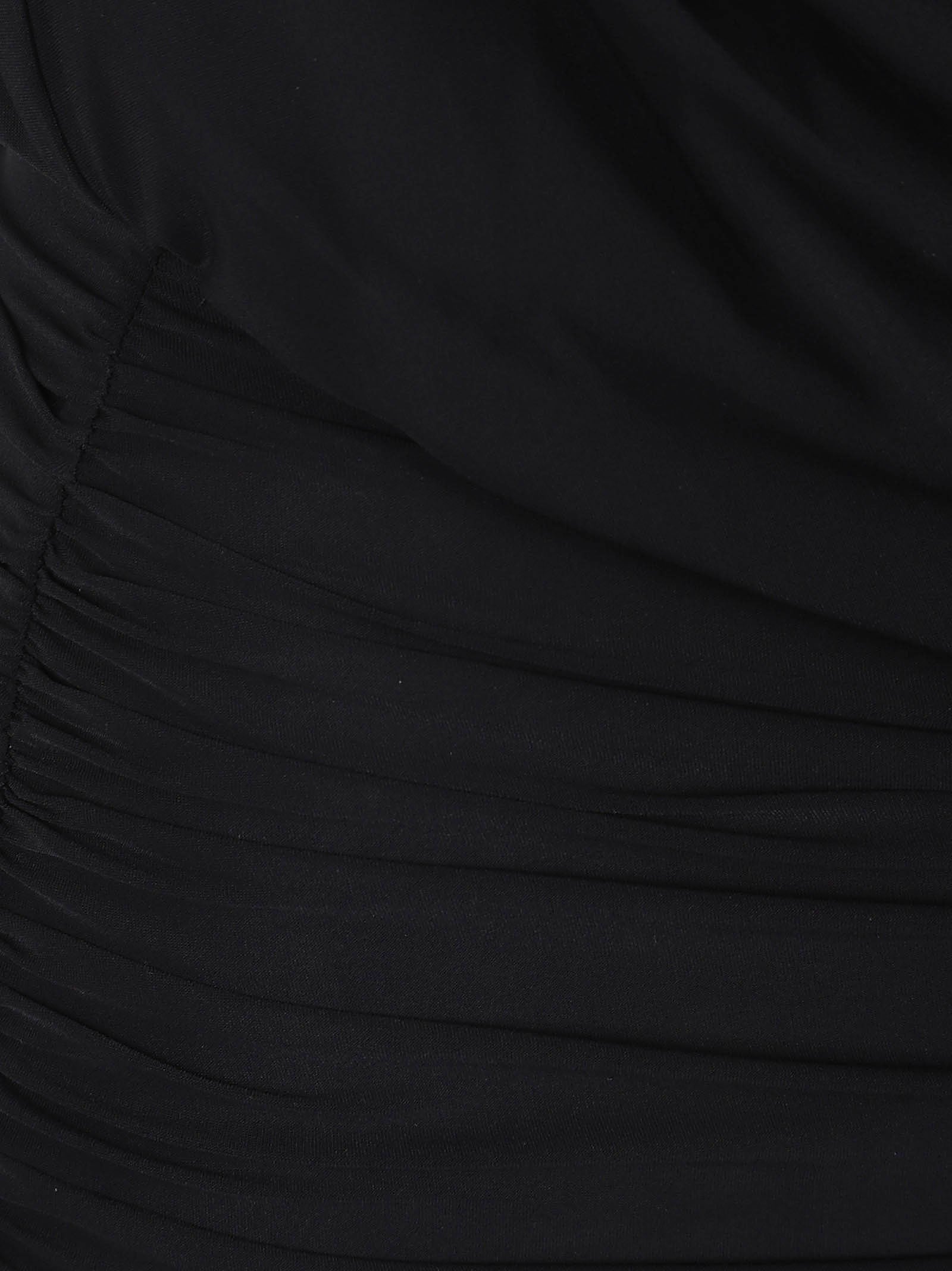 Candice Deep Black Mini Dress