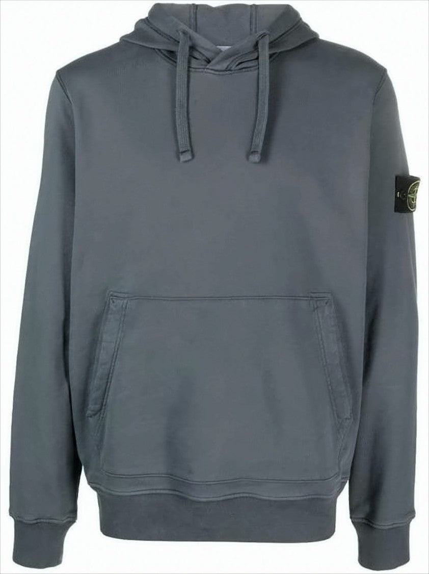 Muted Grey Hooded Sweatshirt
