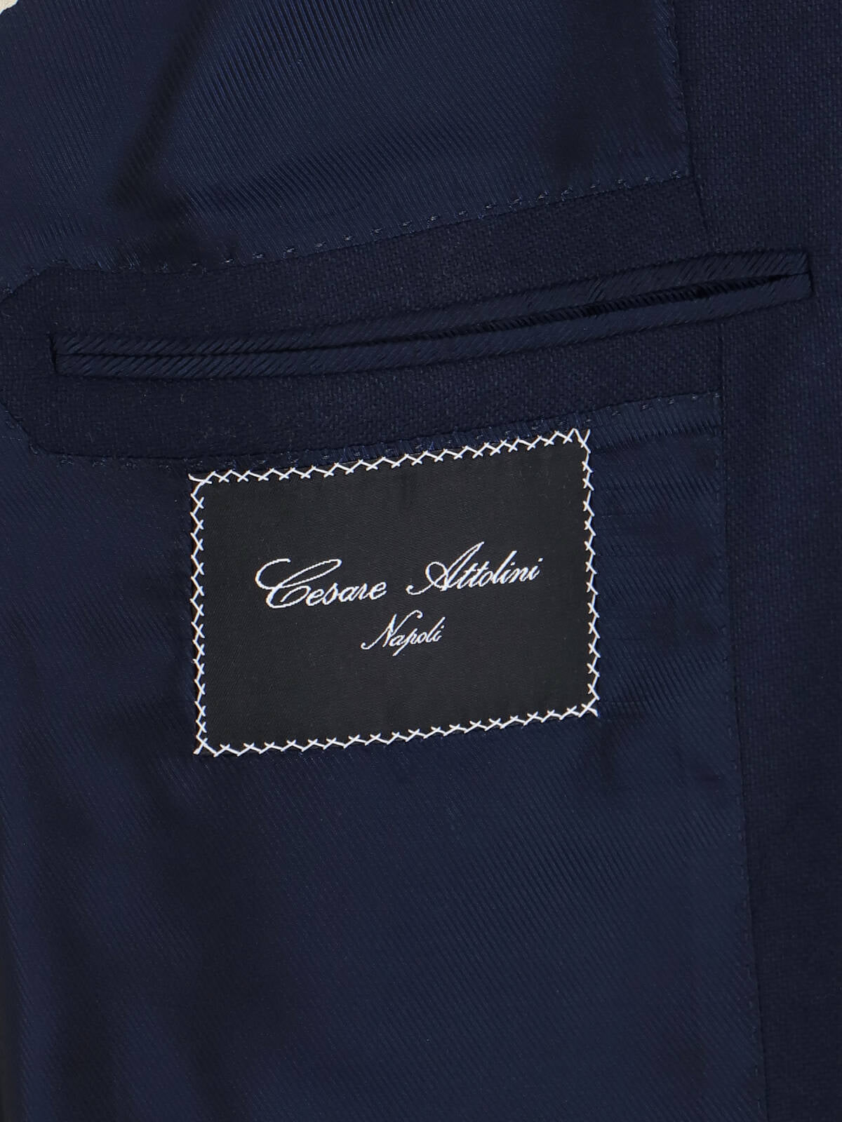 Single-Breasted Blazer – Navy