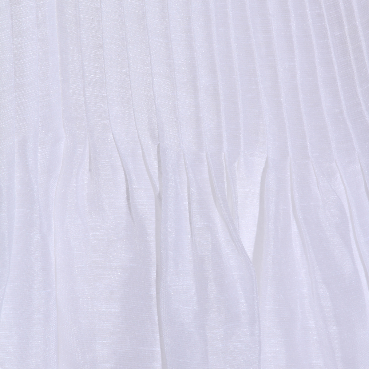 Crisp White Dress with Fitted Bodice