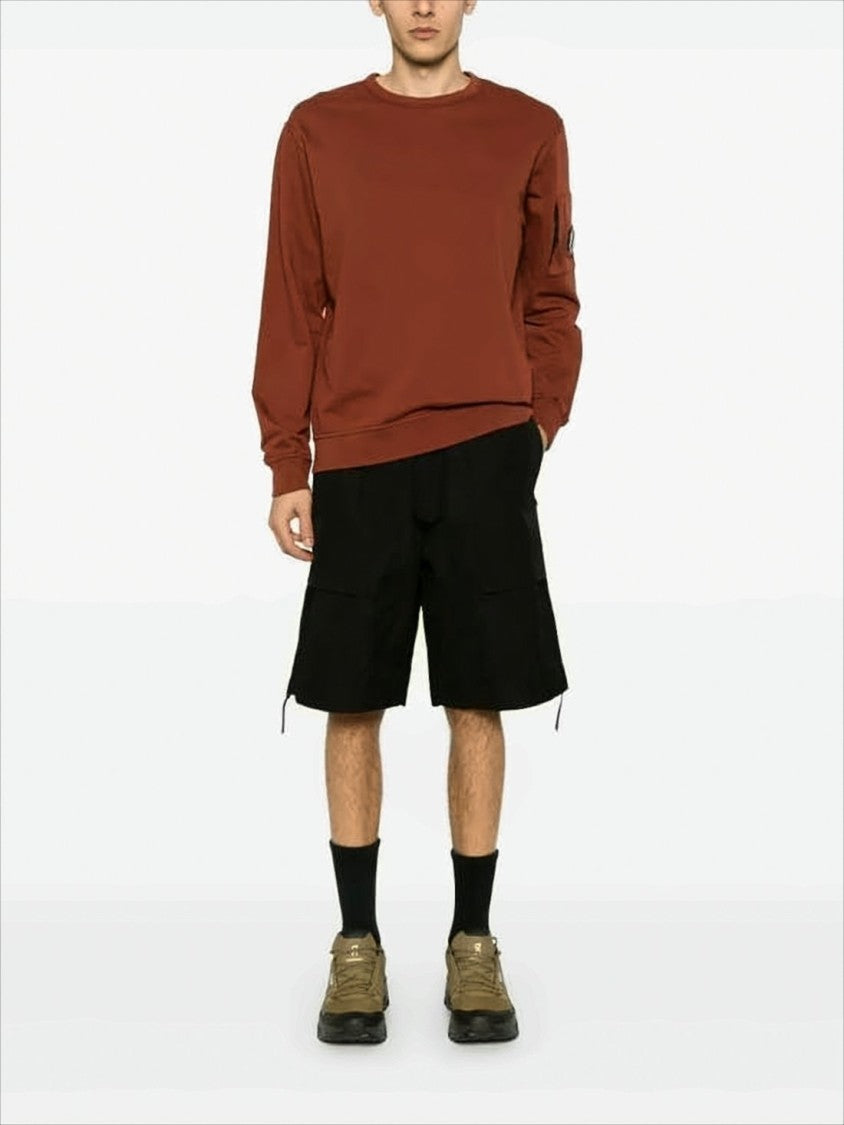 Relaxed Fit Long Sleeve T-Shirt with Lens Detail