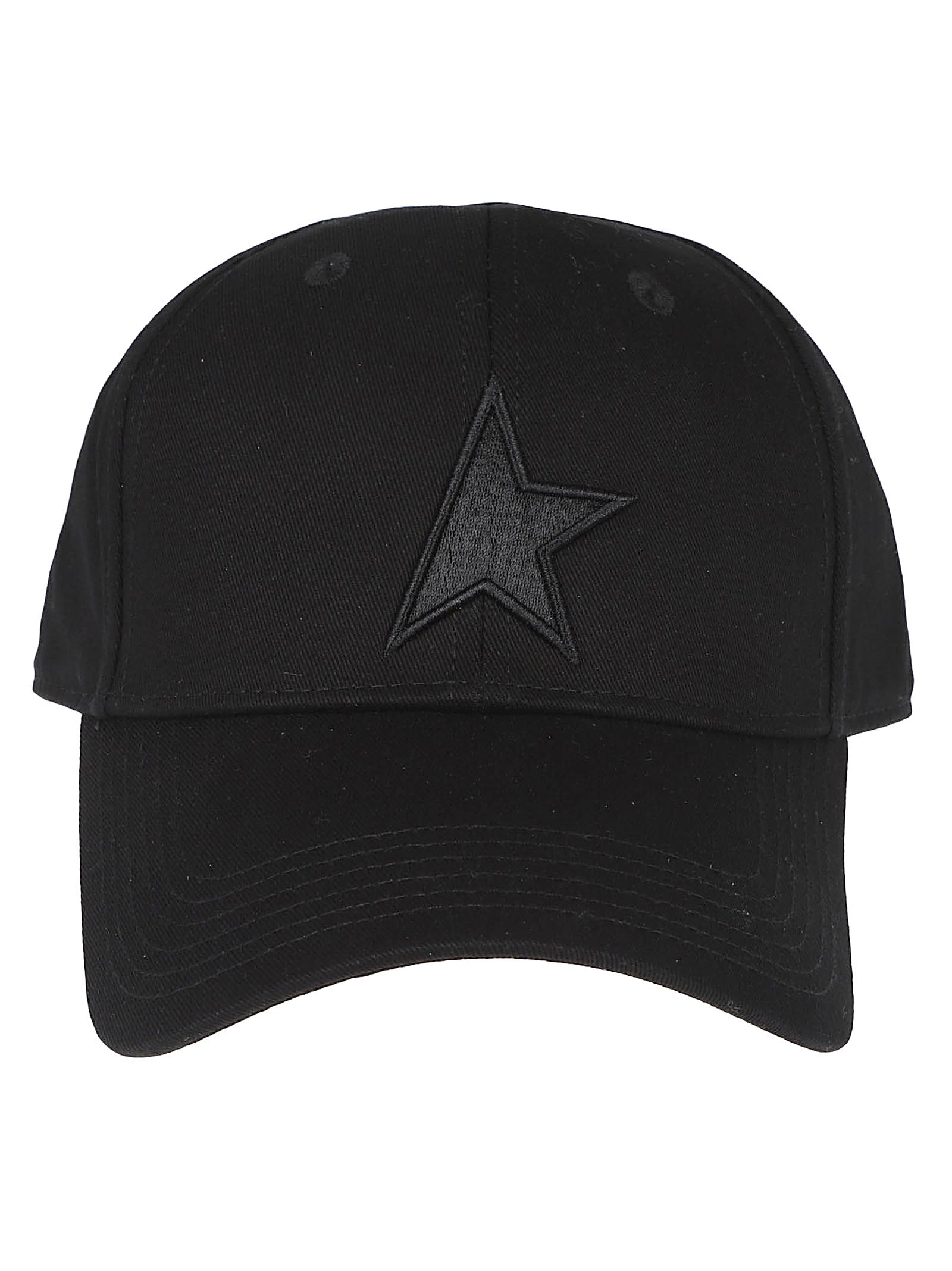 Baseball Cap With Stitched Star Logo