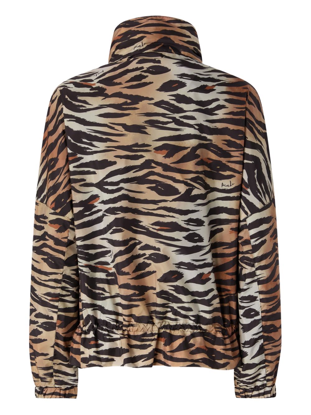 Tiger Stripe High Collar Shirt