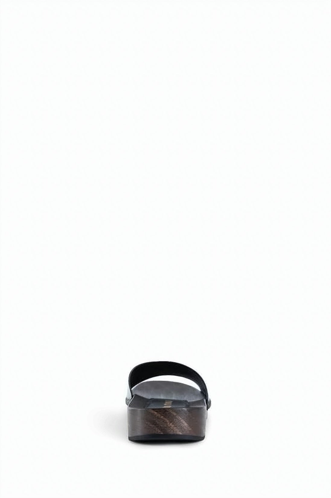 Patent Leather Slide Sandals with Studded Accents