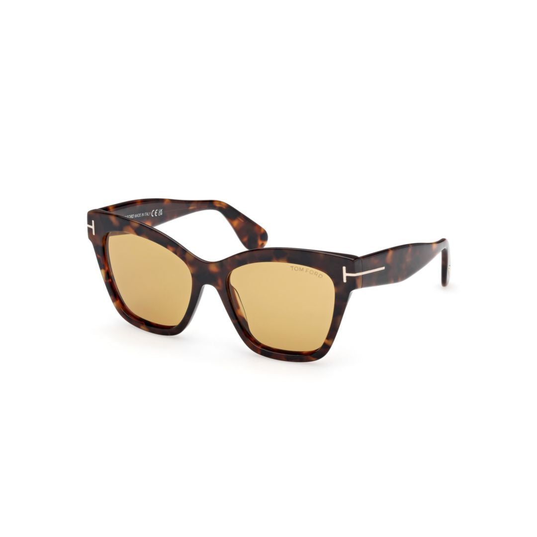 Ft1217 Square Frame Tortoiseshell Sunglasses