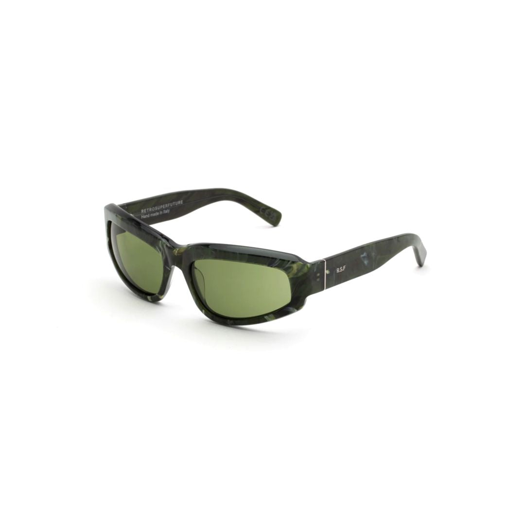 Motore Tartaruga Rectangular Tortoiseshell Acetate Sunglasses