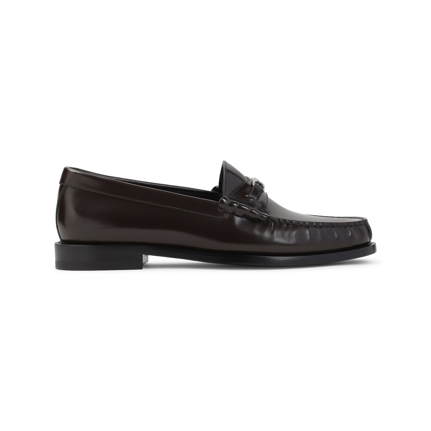 Triomphe 15 Brown Bull Leather Loafers