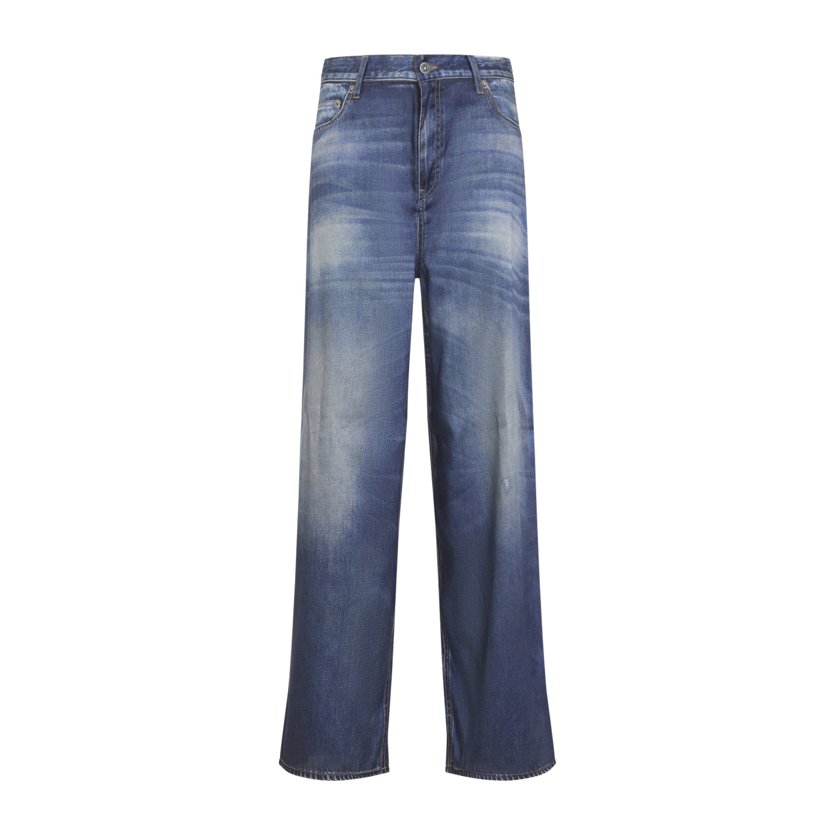 Wide-Leg Trousers with High Waist