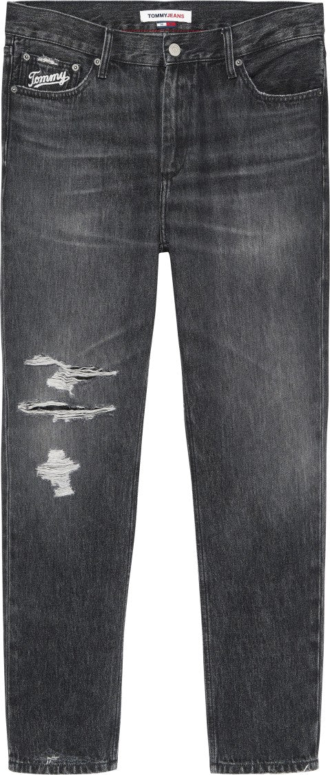 Black Ripped Denim Jeans