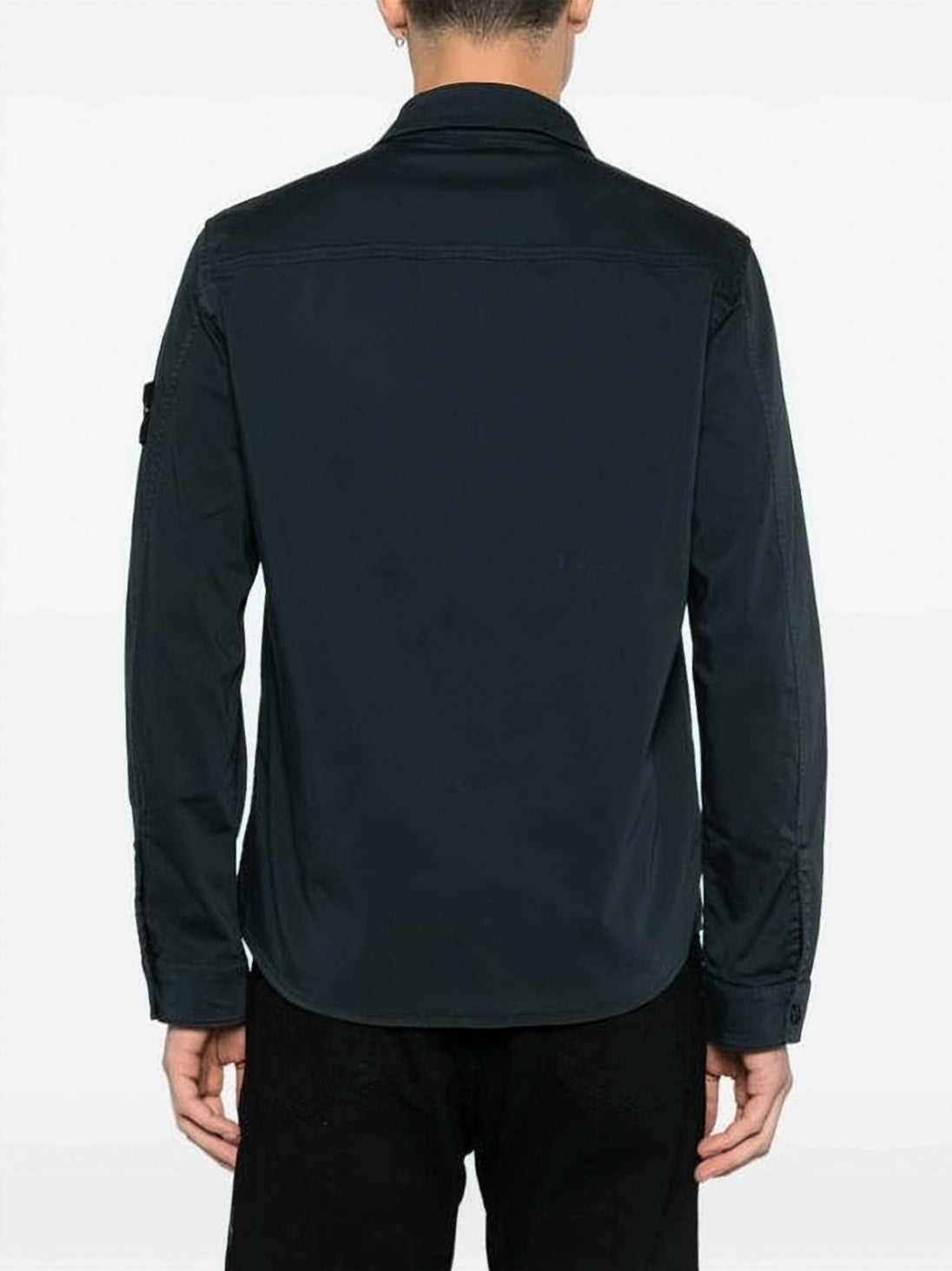 Black Jacket with Front Zipper Closure