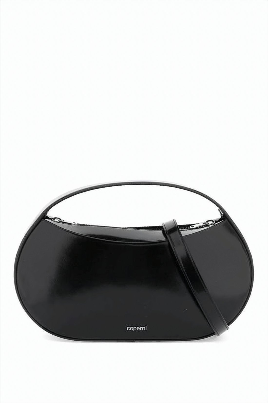 Smooth Leather Shoulder Bag