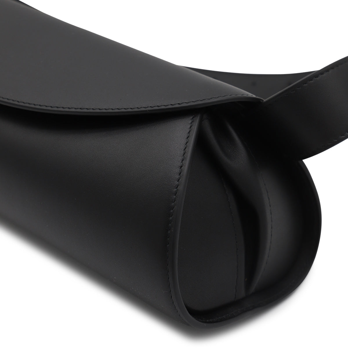 Black Leather Shoulder Bag