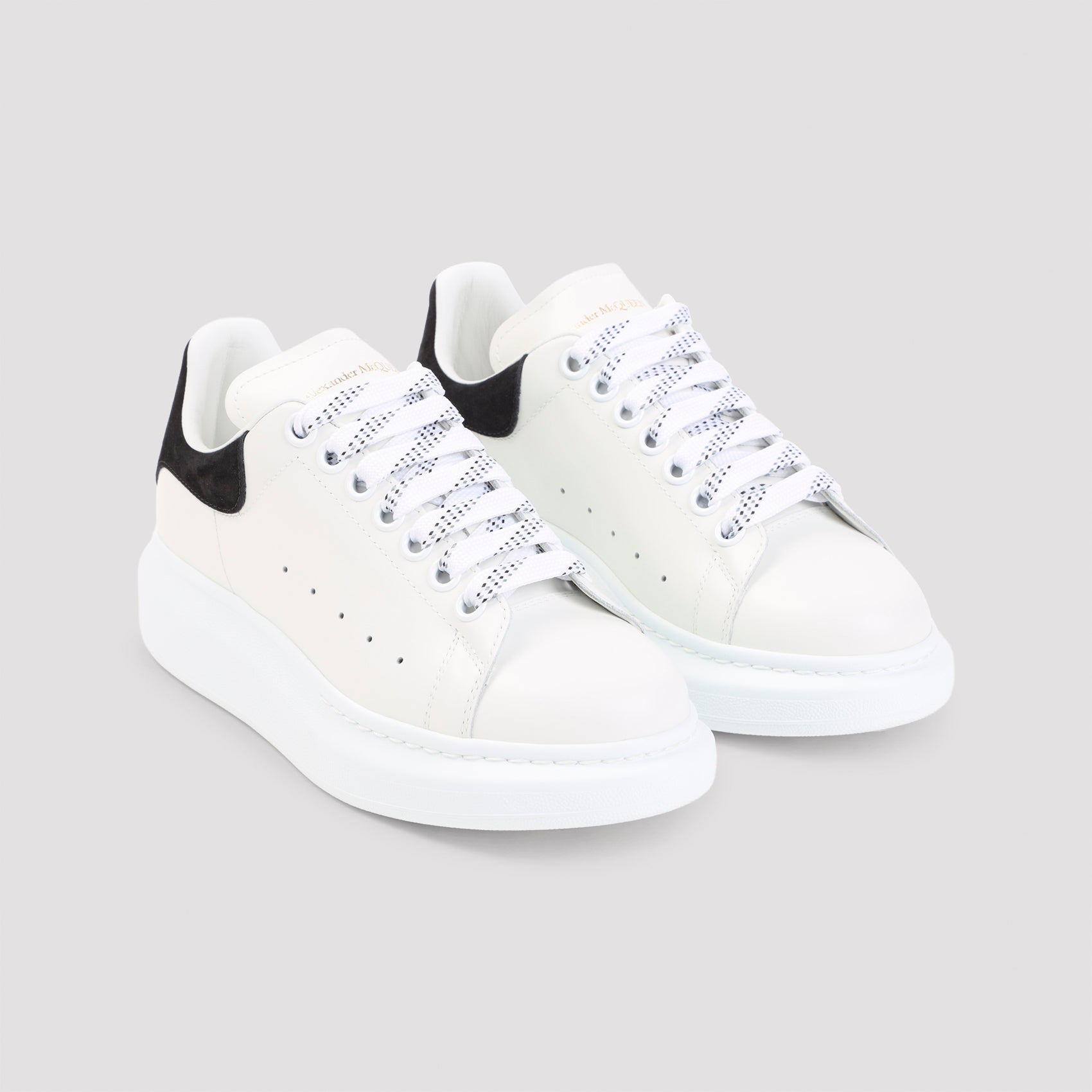 White Calf Leather Sneakers