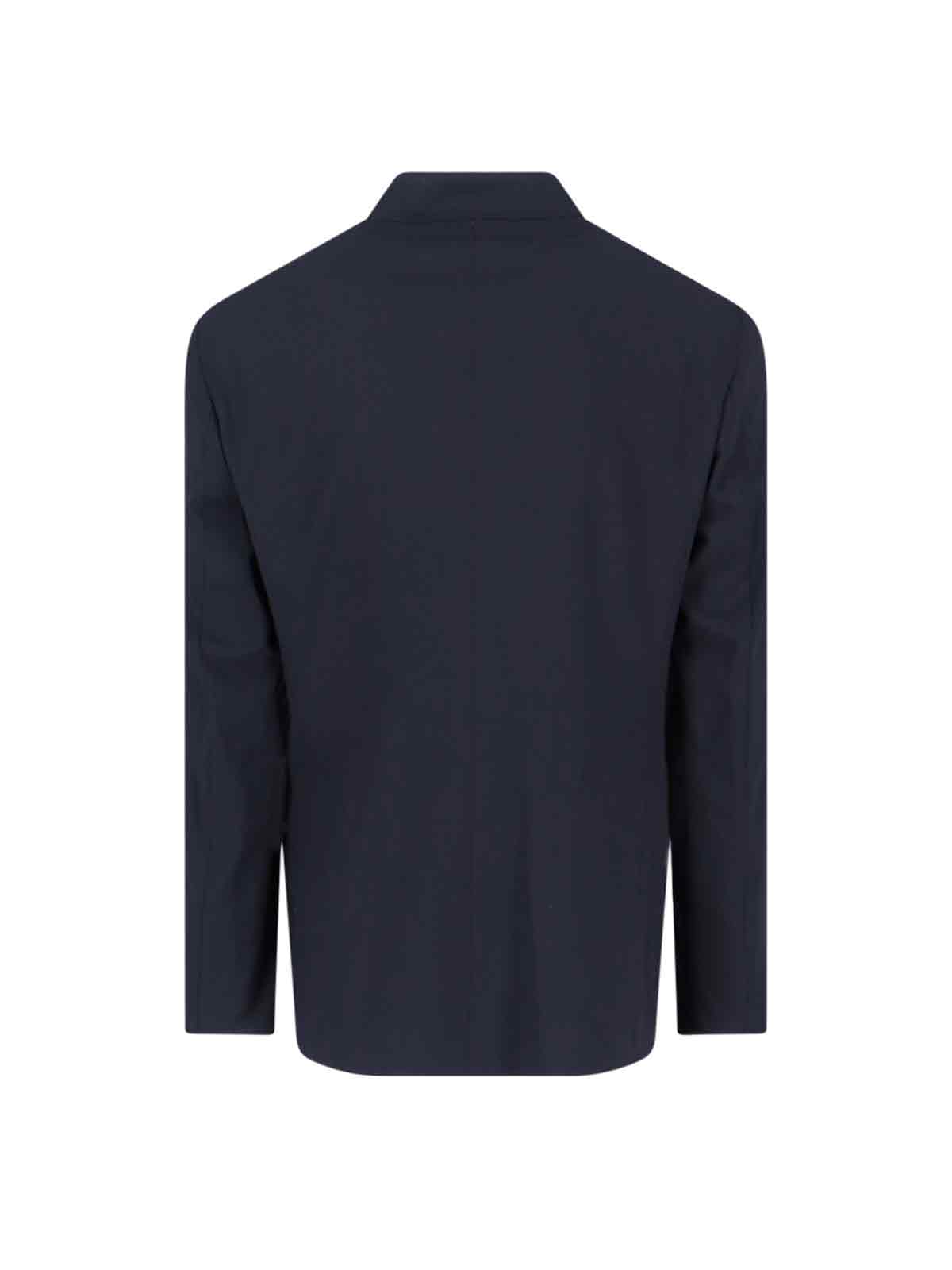 Single-Breasted Blazer – Dark Blue