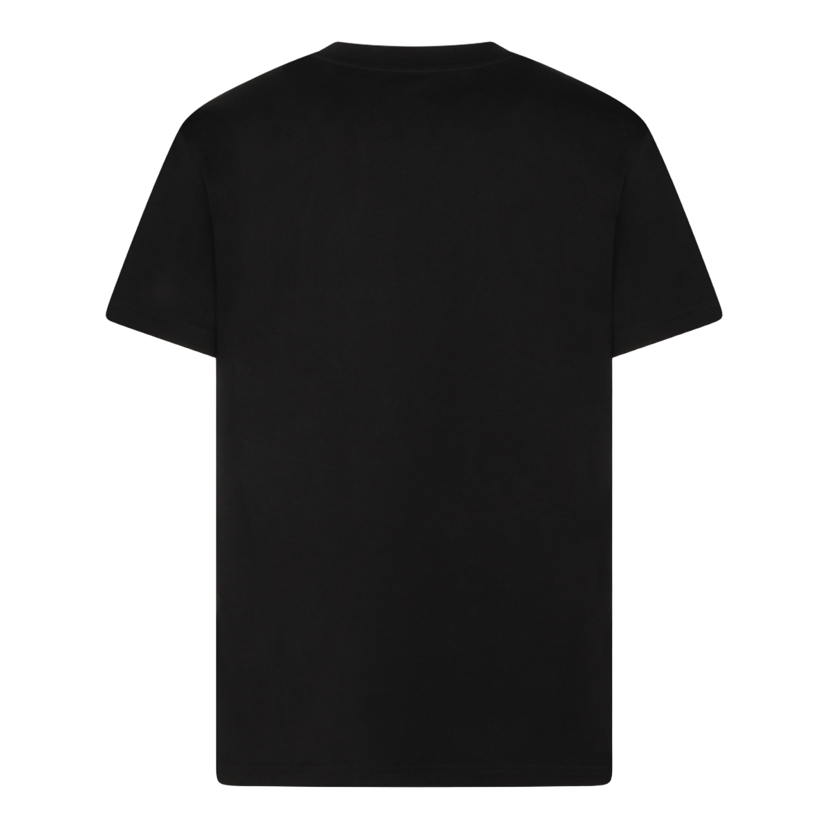 Short-Sleeve Black T-Shirt with Bold Logo Design