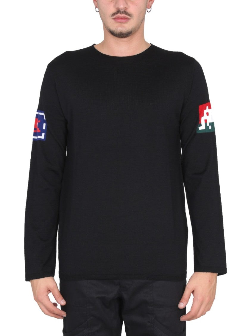 Black Wool Jersey